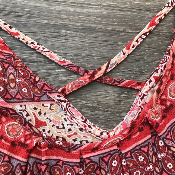 Patterned Flared Tank - Picture 2 of 4